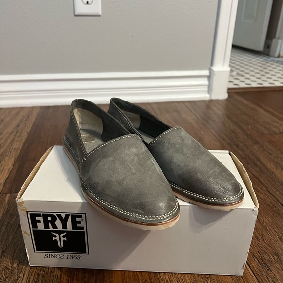 Frye grey Milly A Line slip on flats - Picture 2 of 5
